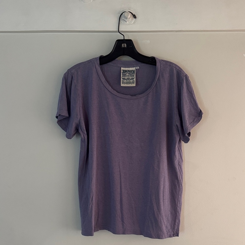 Jungmaven Lavender Crew Tee